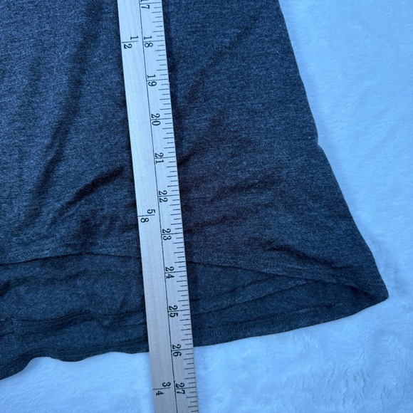 NWT Karen Kane Long Sleeve Open Back Keyhole Tunic Top Charcoal Gray S - Picture 6 of 7